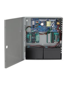 Schlage PS904 shown with two options boards and battery backup board